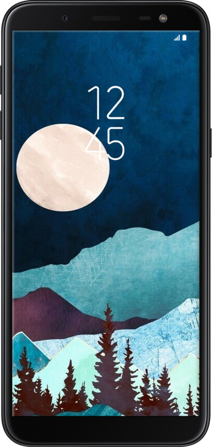 2D пластиковий чехол Гірська ідилія нічний краєвид для Samsung Galaxy J6 2018 - 6488t-1486 изображение 