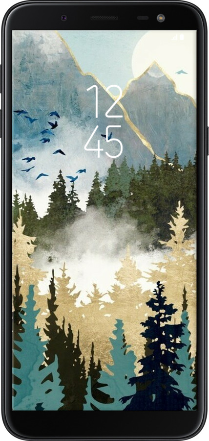 2D пластиковый чехол С изображением лесного пейзажа для Samsung Galaxy J6 2018 - 6548t-1486 изображение 