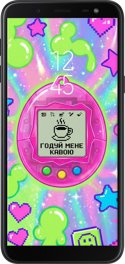 2D пластиковий чехол Y2K Aesthetic Retro Pet: Годуй мене кавою для Samsung Galaxy J6 2018 - 6784t-1486 изображение 