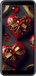 TPU чехол Сердечки v4 для Samsung Galaxy J6 Plus 2018 - 5834b-1586 изображение 