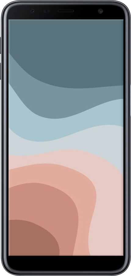 TPU чехол З синіми та рожевими хвилями в стилі ретро для Samsung Galaxy J6 Plus 2018 - 6532b-1586 изображение 