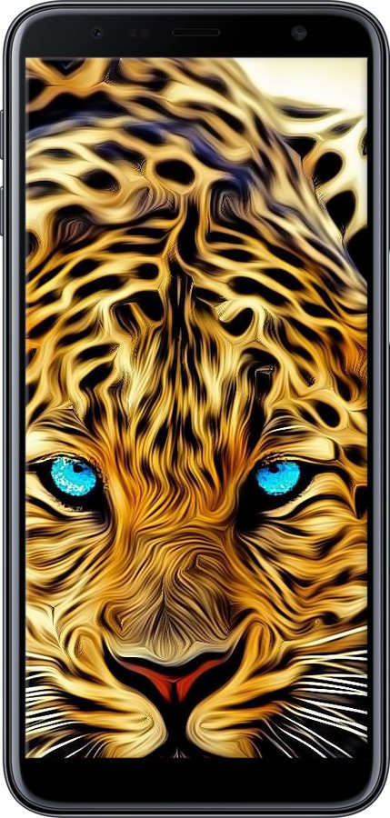 TPU чехол Леопард для Samsung Galaxy J6 Plus 2018 - 6611b-1586 изображение 