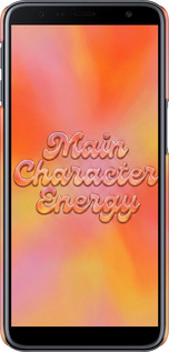 3D пластиковый матовый чехол Aura Gradient Main Character Energy Aesthetic Y2K для Samsung Galaxy J6 Plus 2018 - 6783m-1586 изображение 