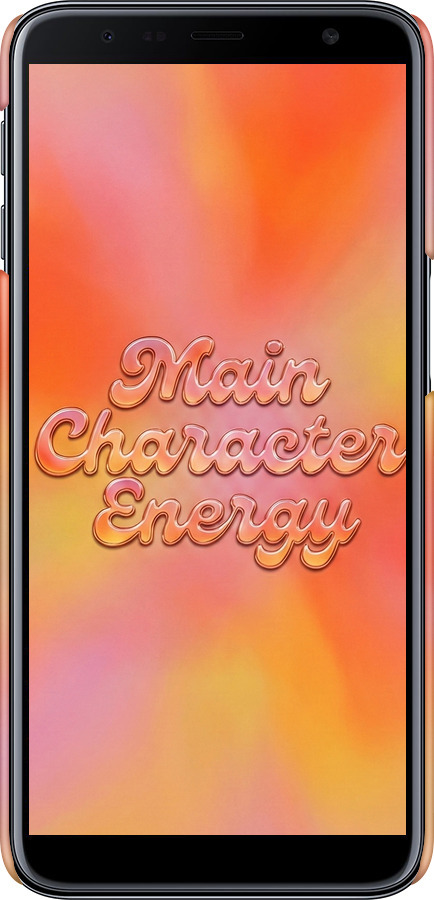 3D пластиковый матовый чехол Aura Gradient Main Character Energy Aesthetic Y2K для Samsung Galaxy J6 Plus 2018 - 6783m-1586 изображение 