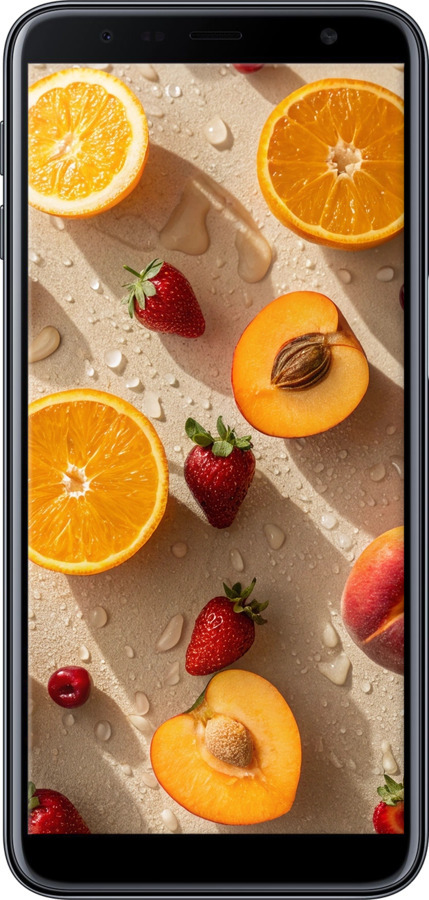 2D пластиковый чехол Фрукты 3 для Samsung Galaxy J6 Plus 2018 - 6703t-1586 изображение 