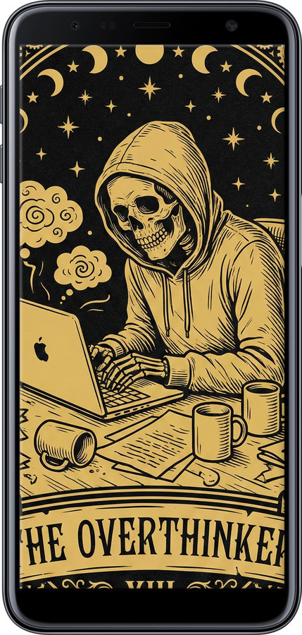 2D пластиковый чехол The Overthinker для Samsung Galaxy J6 Plus 2018 - 6774t-1586 изображение 