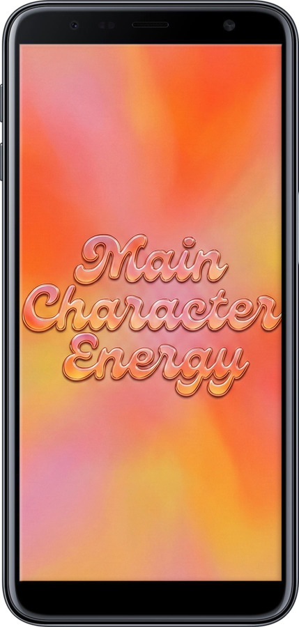 Силіконовий чехол Aura Gradient Main Character Energy Aesthetic Y2K для Samsung Galaxy J6 Plus 2018 - 6783u-1586 изображение 