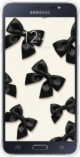 Силикон с усиленными углами чехол Dark Coquette для Samsung Galaxy J7 (2016) J710F - 6765sp-263 изображение 