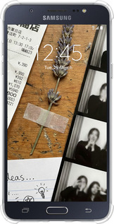 Силикон с усиленными углами чехол Aesthetic Scrapbook Collage для Samsung Galaxy J7 (2016) J710F - 6773sp-263 изображение 