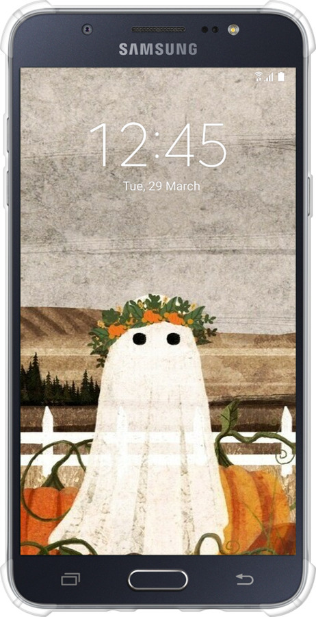 Силіконовий протиударний с посиленими кутами чехол Привид для Samsung Galaxy J7 (2016) J710F - 6245sp-263 изображение 