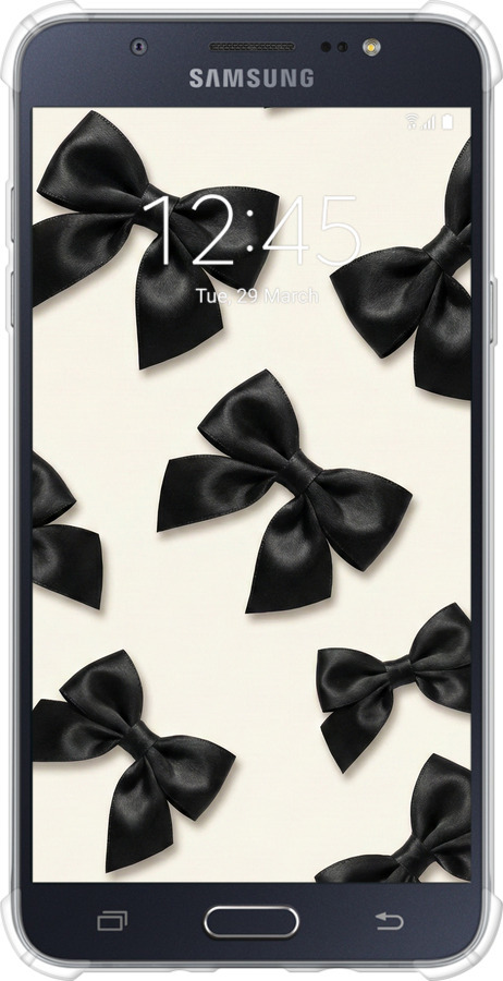 Силикон с усиленными углами чехол Dark Coquette для Samsung Galaxy J7 (2016) J710F - 6765sp-263 изображение 