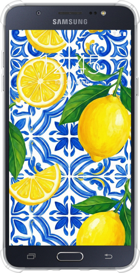 Силіконовий протиударний с посиленими кутами чехол Grocery Girl Italian Summer для Samsung Galaxy J7 (2016) J710F - 6766sp-263 изображение 