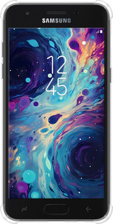 Силикон с усиленными углами чехол Арт акварель для Samsung Galaxy J7 2018 - 6329sp-1502 изображение 
