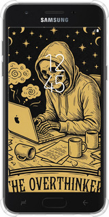 Силикон с усиленными углами чехол The Overthinker для Samsung Galaxy J7 2018 - 6774sp-1502 изображение 