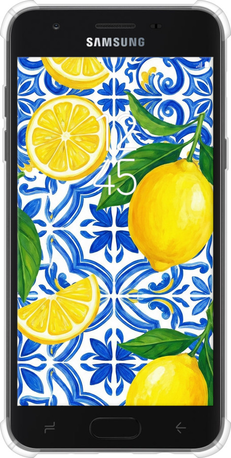 Силикон с усиленными углами чехол Grocery Girl Italian Summer для Samsung Galaxy J7 2018 - 6766sp-1502 изображение 