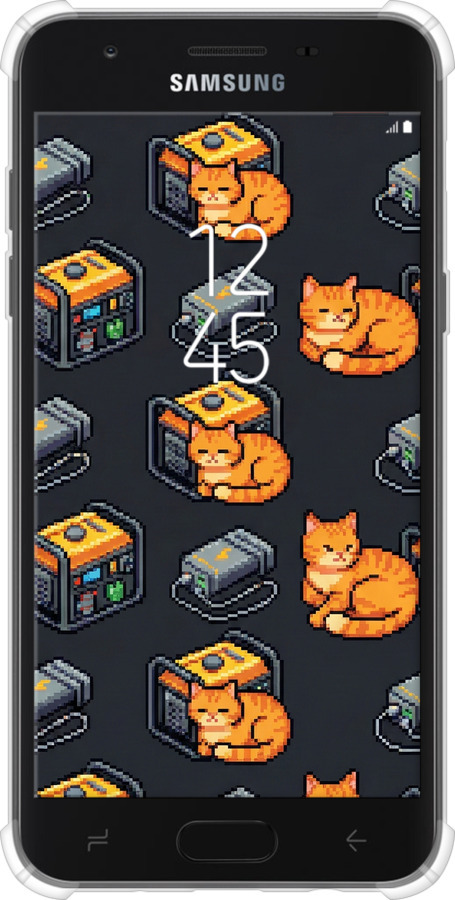 Силіконовий протиударний с посиленими кутами чехол Autonomous Zone для Samsung Galaxy J7 2018 - 6771sp-1502 изображение 