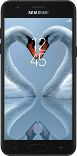 Силиконовый чехол Лебеди для Samsung Galaxy J7 2018 - 6007u-1502 изображение 