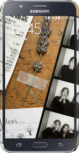 3D пластиковий матовий чехол Aesthetic Scrapbook Collage для Samsung Galaxy J7 J700H - 6773m-101 изображение 