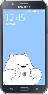 2D пластиковый чехол Милый мишка для Samsung Galaxy J7 J700H - 6357t-101 изображение 