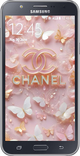 2D пластиковый чехол Шанель для Samsung Galaxy J7 J700H - 6366t-101 изображение 