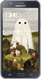 2D пластиковый чехол Клубничные поля и привидения для Samsung Galaxy J7 J700H - 6426t-101 изображение 