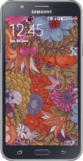 2D пластиковый чехол Абстрактные цветы для Samsung Galaxy J7 J700H - 6526t-101 изображение 