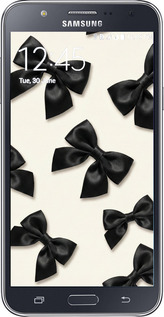 Силиконовый чехол Dark Coquette для Samsung Galaxy J7 J700H - 6765u-101 изображение 