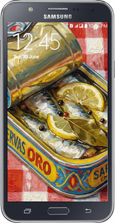 2D пластиковый чехол Vintage Sardine Tin Phone для Samsung Galaxy J7 J700H - 6772t-101 изображение 