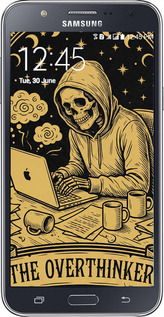 2D пластиковий чехол The Overthinker для Samsung Galaxy J7 J700H - 6774t-101 изображение 