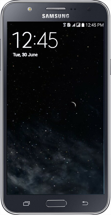 2D пластиковый чехол Ночное небо для Samsung Galaxy J7 J700H - 6451t-101 изображение 