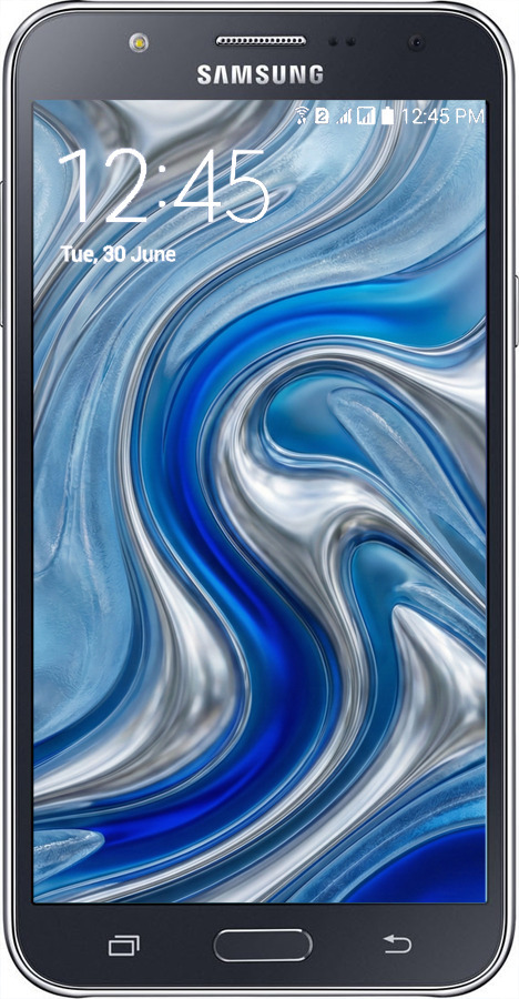 2D пластиковый чехол Liquid Chrome для Samsung Galaxy J7 J700H - 6781t-101 изображение 