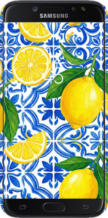 3D пластиковий матовий чехол Grocery Girl Italian Summer для Samsung Galaxy J7 J730 (2017) - 6766m-786 изображение 