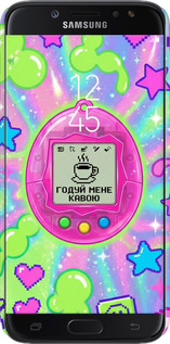 3D пластиковий матовий чехол Y2K Aesthetic Retro Pet: Годуй мене кавою для Samsung Galaxy J7 J730 (2017) - 6784m-786 изображение 