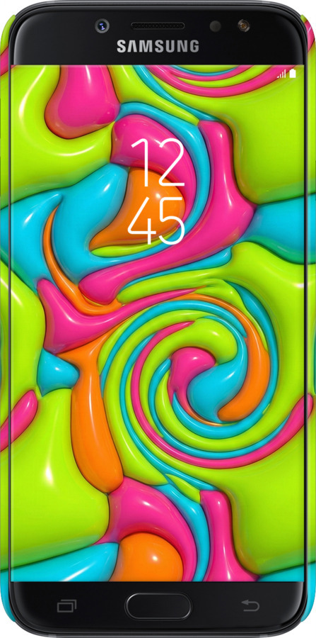 3D пластиковий матовий чехол Y2K Jelly Dream для Samsung Galaxy J7 J730 (2017) - 6780m-786 изображение 