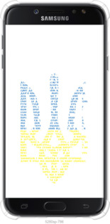 Силикон с усиленными углами чехол Herb для Samsung Galaxy J7 J730 (2017) - 5280sp-786 изображение 