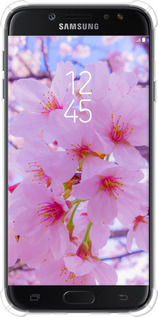 Силикон с усиленными углами чехол Сакура для Samsung Galaxy J7 J730 (2017) - 6029sp-786 изображение 