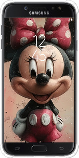 Силикон с усиленными углами чехол Minnie Mouse для Samsung Galaxy J7 J730 (2017) - 6054sp-786 изображение 