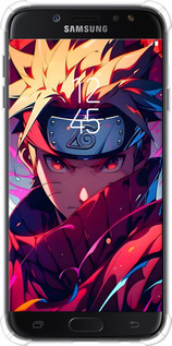 Силикон с усиленными углами чехол Наруто для Samsung Galaxy J7 J730 (2017) - 6274sp-786 изображение 