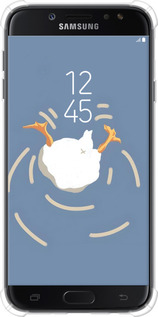 Силикон с усиленными углами чехол Гусь ныряет для Samsung Galaxy J7 J730 (2017) - 6275sp-786 изображение 