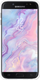 Силикон с усиленными углами чехол Нежный мрамор для Samsung Galaxy J7 J730 (2017) - 6310sp-786 изображение 
