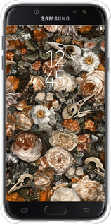 Силикон с усиленными углами чехол В стиле барокко-мрачный для Samsung Galaxy J7 J730 (2017) - 6404sp-786 изображение 