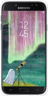 Силикон с усиленными углами чехол Привидение и звезды для Samsung Galaxy J7 J730 (2017) - 6443sp-786 изображение 