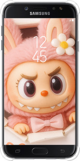 Силіконовий протиударний с посиленими кутами чехол Лабубу 2 для Samsung Galaxy J7 J730 (2017) - 6710sp-786 изображение 