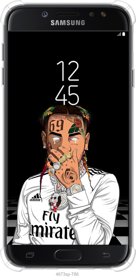 Силіконовий протиударний с посиленими кутами чехол Swag1 для Samsung Galaxy J7 J730 (2017) - 4673sp-786 изображение 