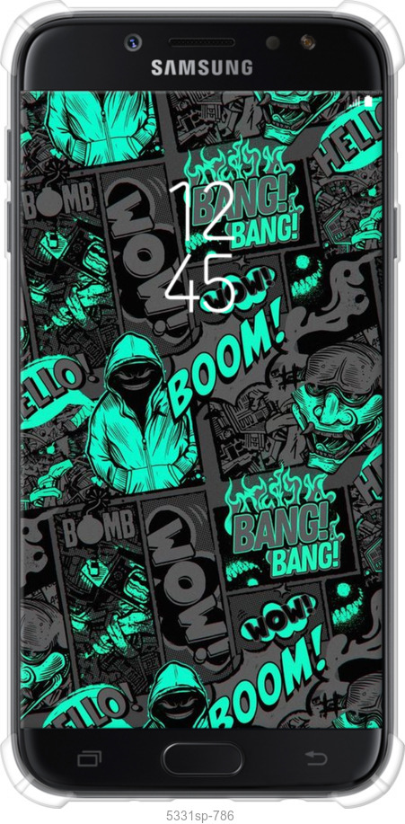 Силіконовий протиударний с посиленими кутами чехол № 5331 для Samsung Galaxy J7 J730 (2017) - 5331sp-786 изображение 