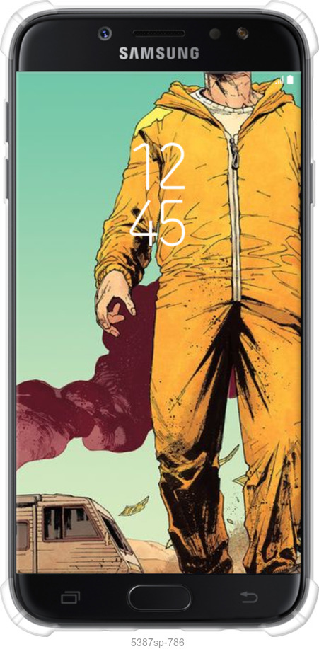 Силикон с усиленными углами чехол № 5387 для Samsung Galaxy J7 J730 (2017) - 5387sp-786 изображение 