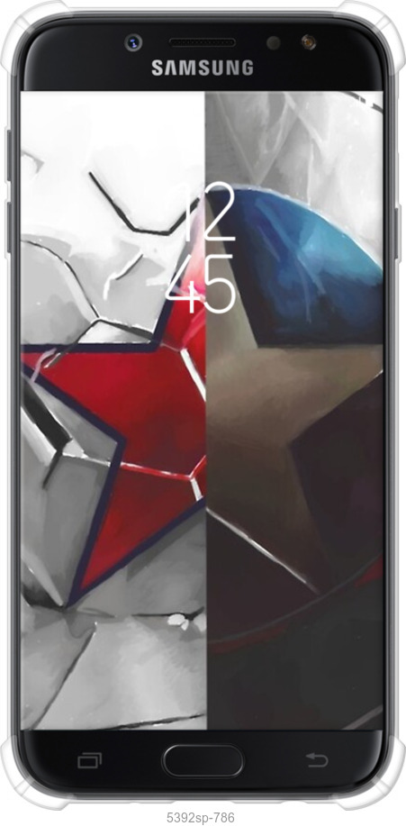 Силикон с усиленными углами чехол № 5392 для Samsung Galaxy J7 J730 (2017) - 5392sp-786 изображение 