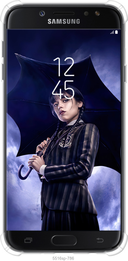Силикон с усиленными углами чехол Wednesday v2 для Samsung Galaxy J7 J730 (2017) - 5516sp-786 изображение 