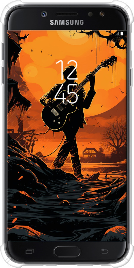 Силикон с усиленными углами чехол Чехол для телефона для Samsung Galaxy J7 J730 (2017) - 5958sp-786 изображение 