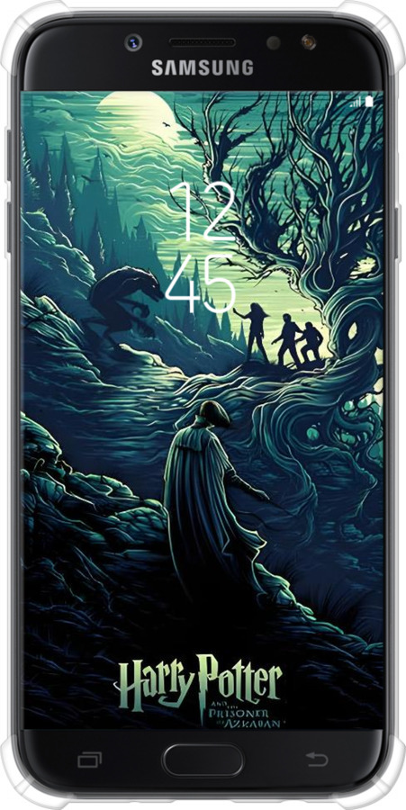 Силіконовий протиударний с посиленими кутами чехол Гаррі Поттер 3 для Samsung Galaxy J7 J730 (2017) - 6338sp-786 изображение 